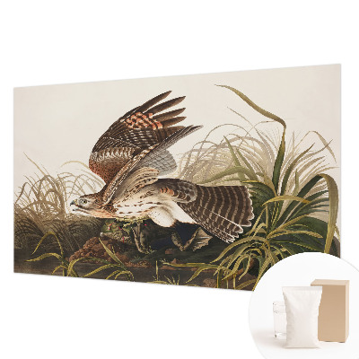 Large wall mural wallpaper featuring a winged figure titled 