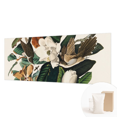 Custom size wall mural Birds magnolias