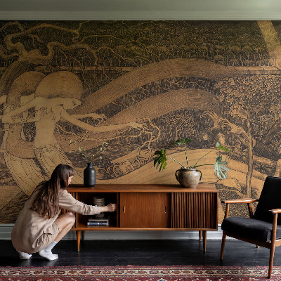High quality photo wallpaper featuring surrealistic characters