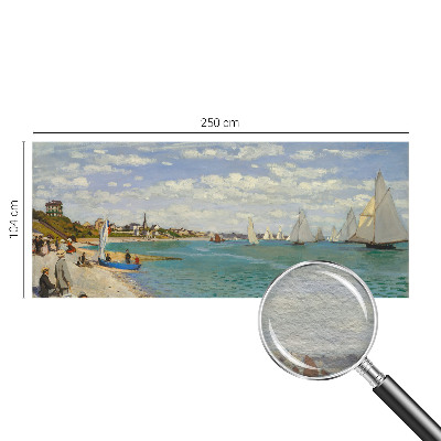 Premium wall mural for bedroom with a seaside landscape design