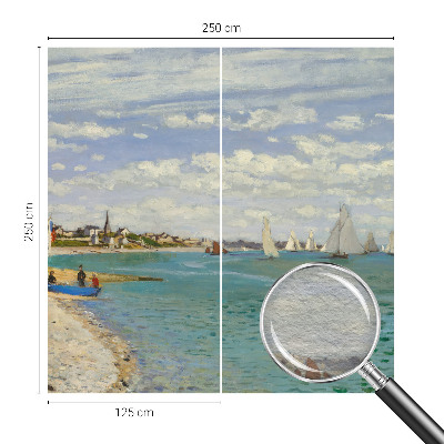 Premium wall mural for bedroom with a seaside landscape design