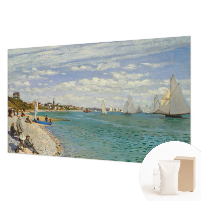 Premium wall mural for bedroom with a seaside landscape design