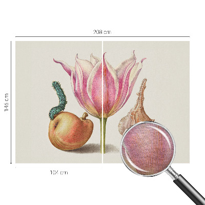 Wallpaper mural with the Natural Symbiosis design