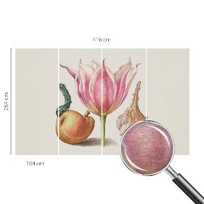 Wallpaper mural with the Natural Symbiosis design