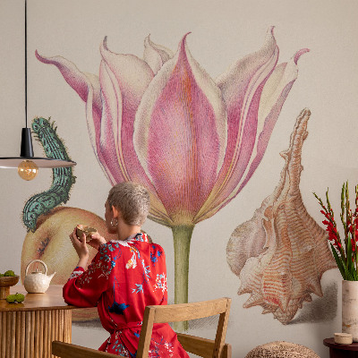 Wallpaper mural with the Natural Symbiosis design