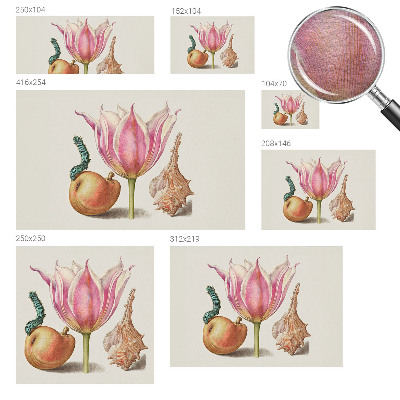 Wallpaper mural with the Natural Symbiosis design