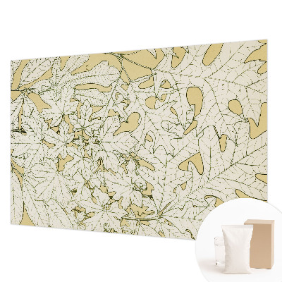 Photo wallpaper with a motif of tree leaves