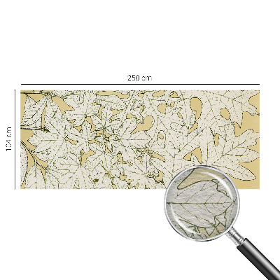 Photo wallpaper with a motif of tree leaves