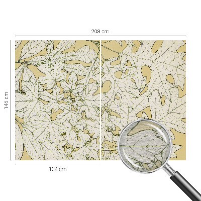 Photo wallpaper Tree leaves