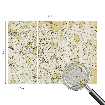 Photo wallpaper Tree leaves