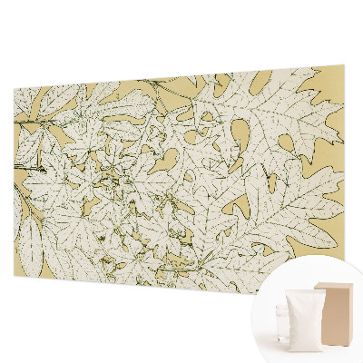 Photo wallpaper with a motif of tree leaves