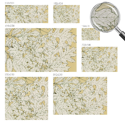 Photo wallpaper Tree leaves