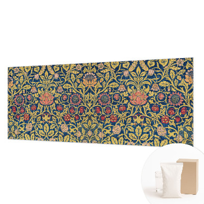 Wall mural for bedroom with a floral pattern