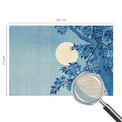Wall mural for living room Flower Moon
