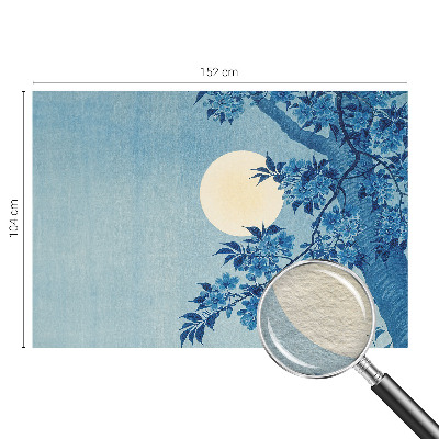Wall mural for living room Flower Moon