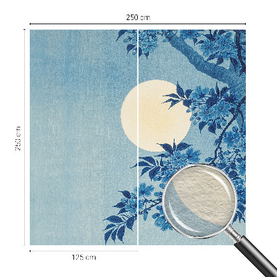 Wall mural for living room Flower Moon