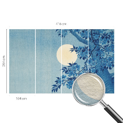 Wall mural for living room Flower Moon