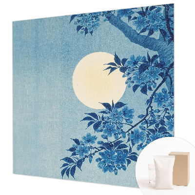 Wall mural for living room Flower Moon