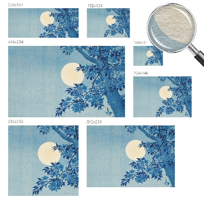 Wall mural for living room Flower Moon