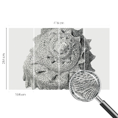 Large wall mural The art of nature