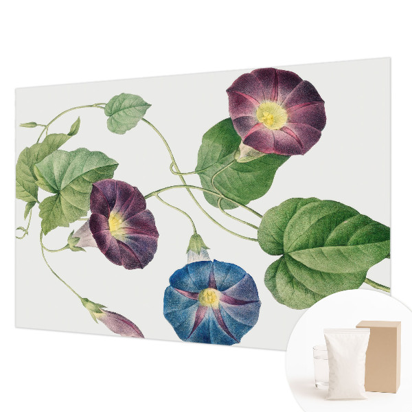Modern wall mural with a floristic elegant motif