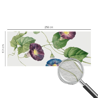 Modern wall mural with a floristic elegant motif