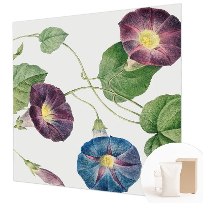 Modern wall mural with a floristic elegant motif