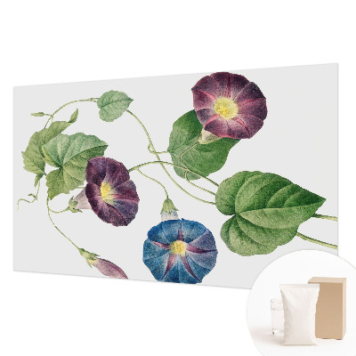 Modern wall mural with a floristic elegant motif