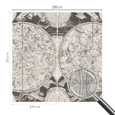Premium wall mural for bedroom Star map