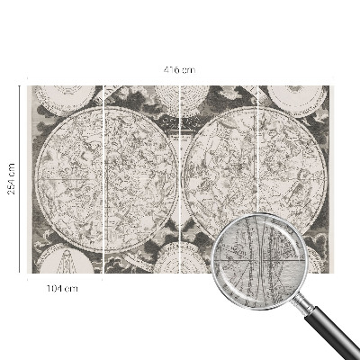 Premium wall mural for bedroom Star map