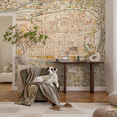 Premium photo wallpaper Antique map