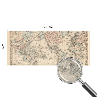 Non-woven wall mural Historical map