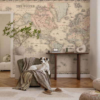 Non-woven wall mural Historical map