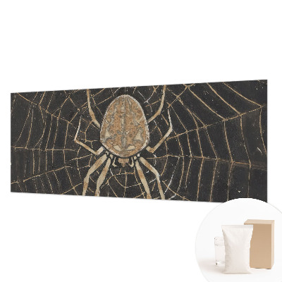 Photo wallpaper with a spider web design