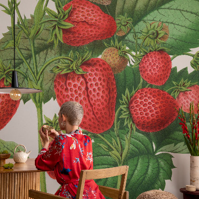 Wall mural for living room Summer fruits