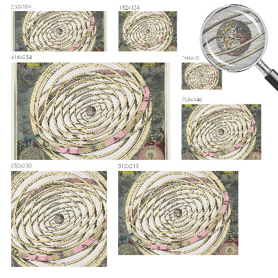 Bedroom wall mural wallpaper Cosmic spiral