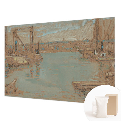 Large wall mural wallpaper Port views