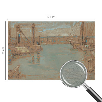 Large wall mural wallpaper Port views