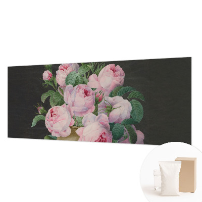 Modern wall mural for living room with a floral design