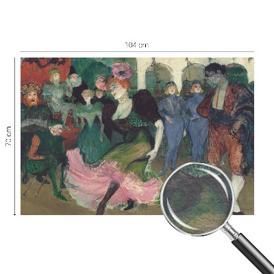 Modern wall mural with a ballroom dancing motif