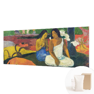 Decorative wall mural for living room with an exotic scene