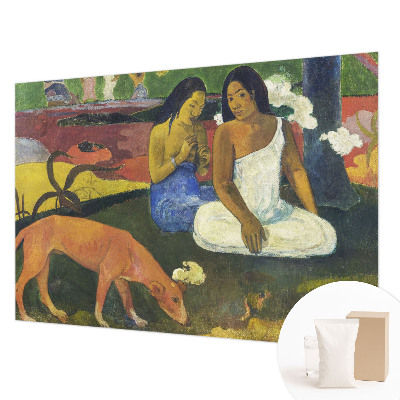 Decorative wall mural for living room with an exotic scene