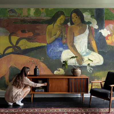 Decorative wall mural for living room Exotic scene
