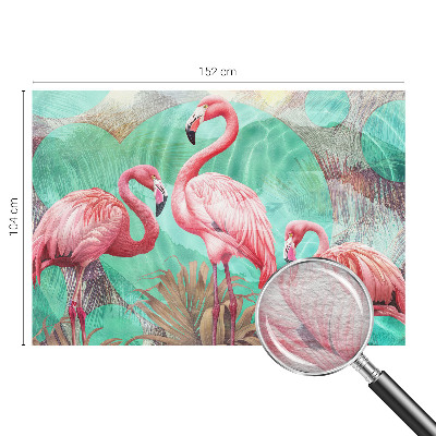 High quality wall mural wallpaper featuring exotic birds