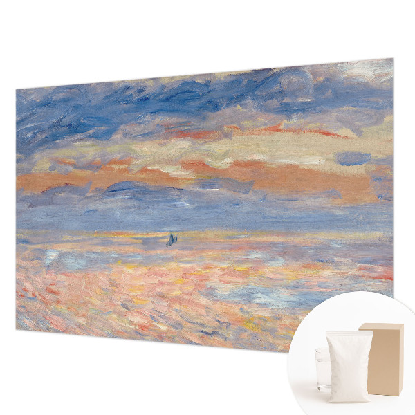 Wallpaper mural with a seascape design