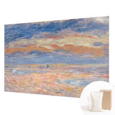 Wallpaper mural with a seascape design