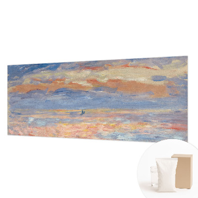 Wallpaper mural with a seascape design