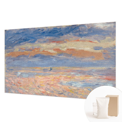 Wallpaper mural with a seascape design