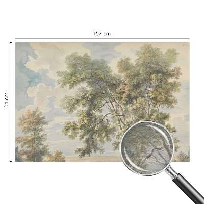 Photo wallpaper with a romantic nature motif