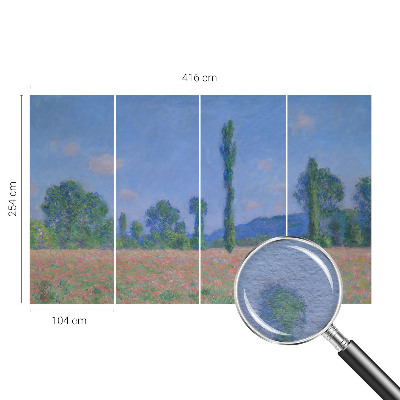 Photo wall mural featuring a nature-inspired design
